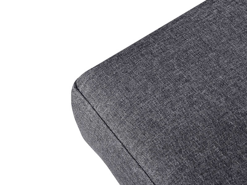 Northland Linen Sofa With Ottoman - Grey