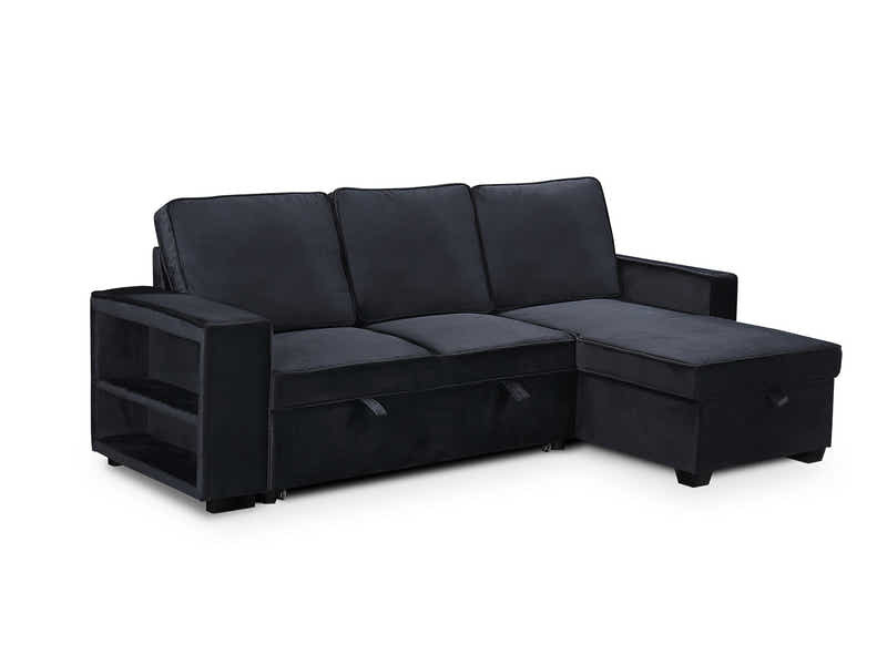 Enkel Pull Out Sofa Bed - Black