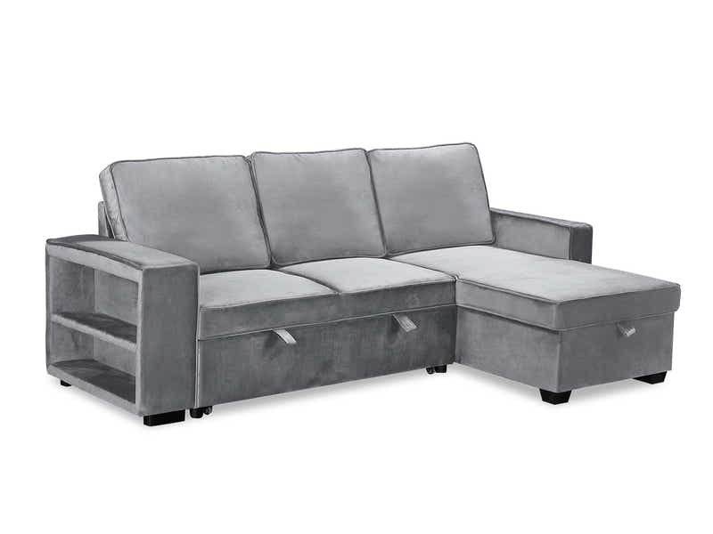 Enkel Pull Out Sofa Bed - Grey