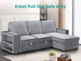 Enkel Pull Out Sofa Grey