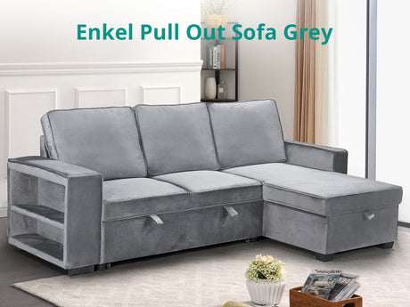 Enkel Pull Out Sofa Grey