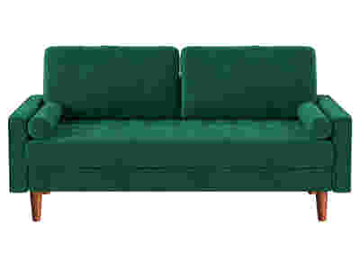 Gyllene 2-Seater Velvet Sofa - Green