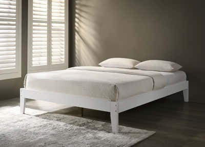Sovo Bed Frame White - Queen