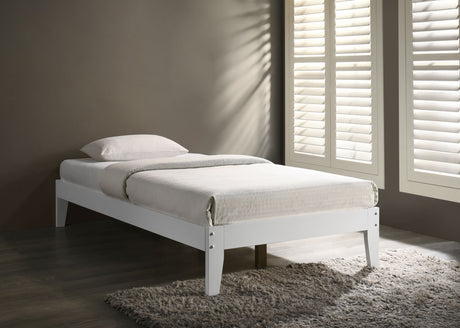 Sovo King Single Bed Frame - White
