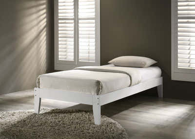 DS Sovo Bed Frame White - Single