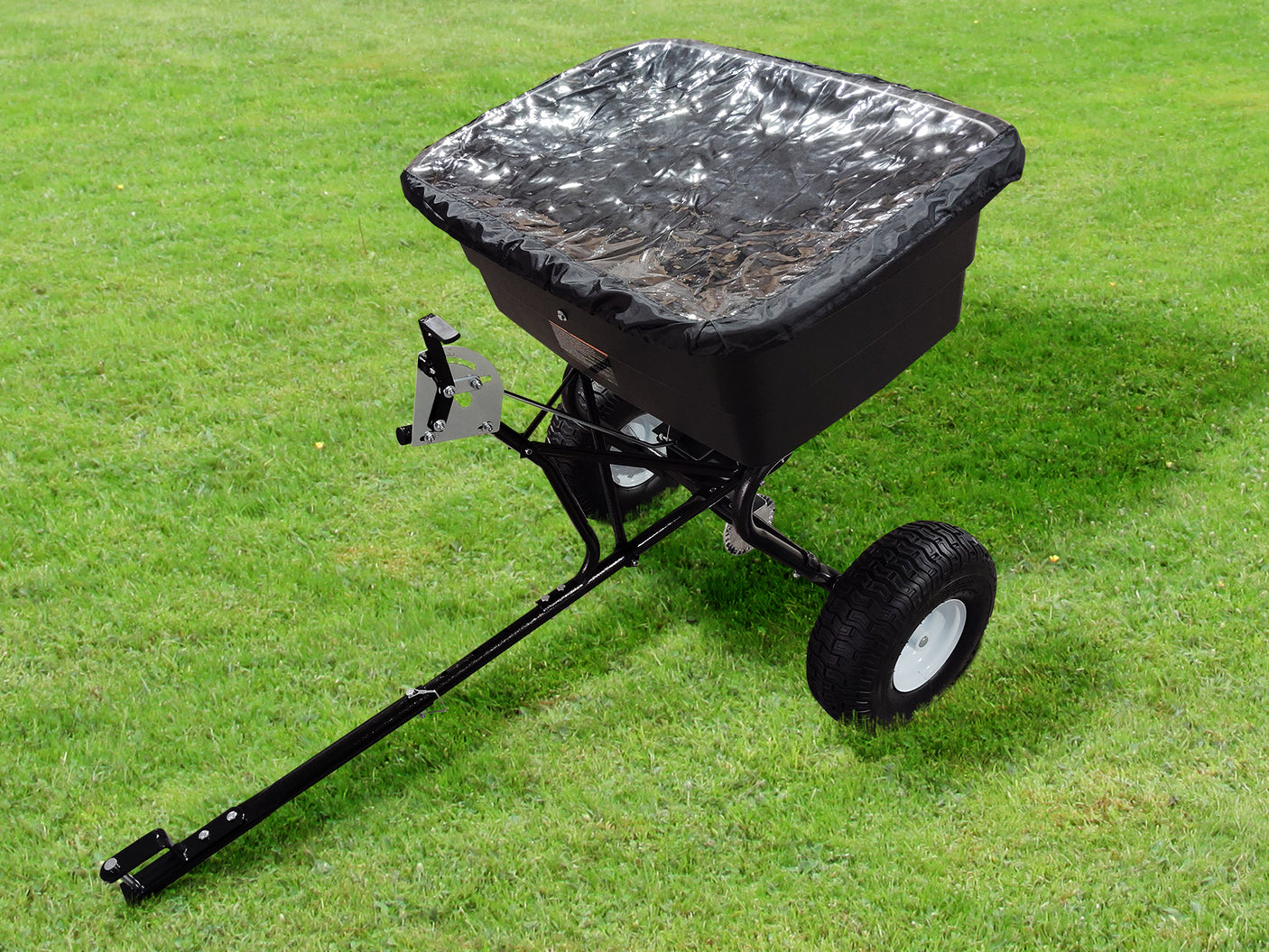 Fertilizer Spreader Tow-Behind 90KG 105L