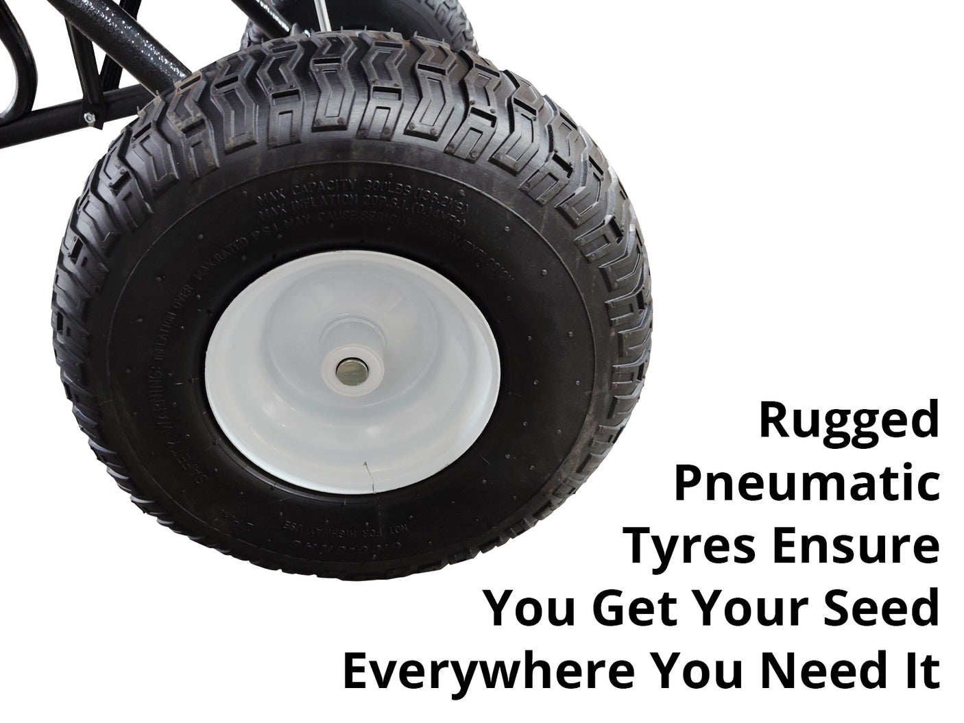 Fertilizer Spreader Tow-Behind 90KG 105L