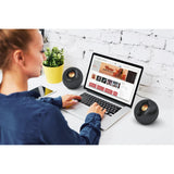 DS PB Creative Pebble 2.0 Modern USB-Powered Desktop Speakers - Black
