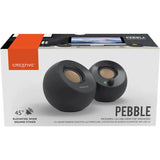 DS PB Creative Pebble 2.0 Modern USB-Powered Desktop Speakers - Black
