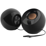 DS PB Creative Pebble 2.0 Modern USB-Powered Desktop Speakers - Black