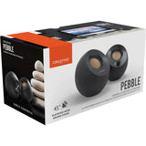 DS PB Creative Pebble 2.0 Modern USB-Powered Desktop Speakers - Black