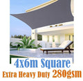 Shade Sail 4m x 6m - Grey