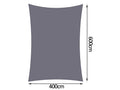Shade sail D 4x6m GREY