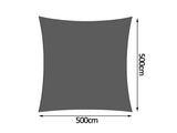 Shade sail D 5x5m GREY