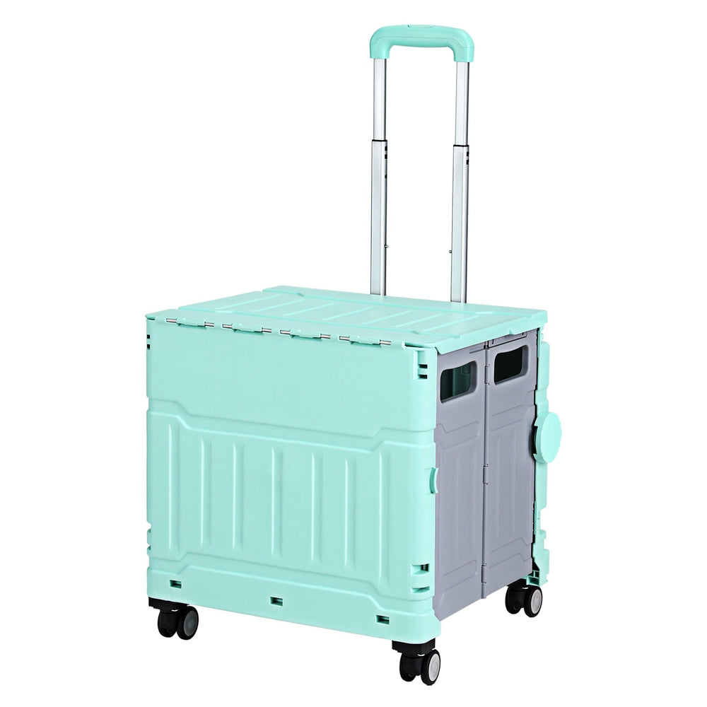 DS NA Emajin Shopping Trolley Cart 75L Foldable Green