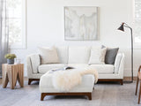 Panama Linen 3-Seater Sofa - Beige