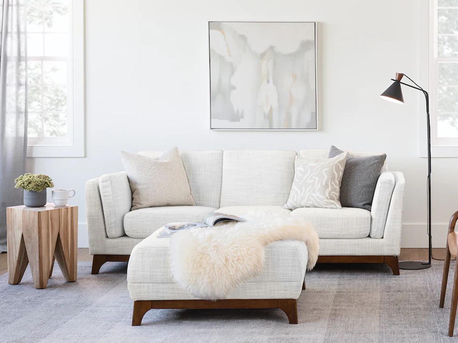 Panama Linen 3-Seater Sofa - Beige