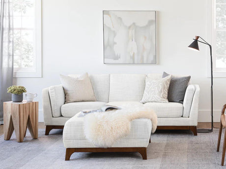 Panama Linen 3-Seater Sofa - Beige