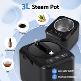 DS NA Devanti Portable Steam Sauna Tent 1000W 3L Steamer Pot Full Body Home SPA