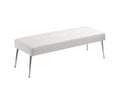 DS Tufted Leather Bench - Beige