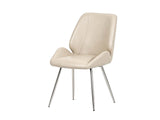 DS Dining Chair PU Beige - Set of 2