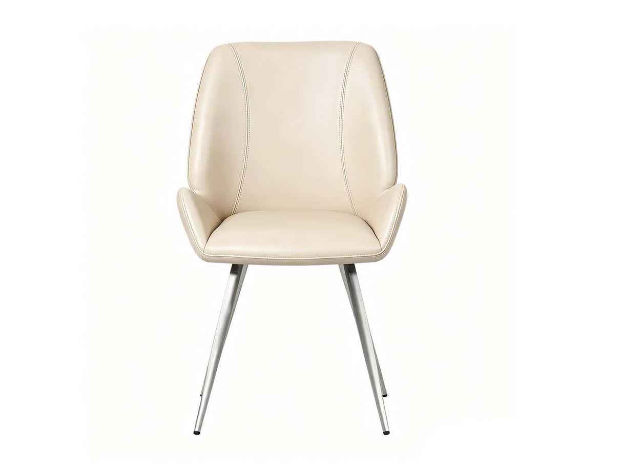 DS Dining Chair PU Beige - Set of 2