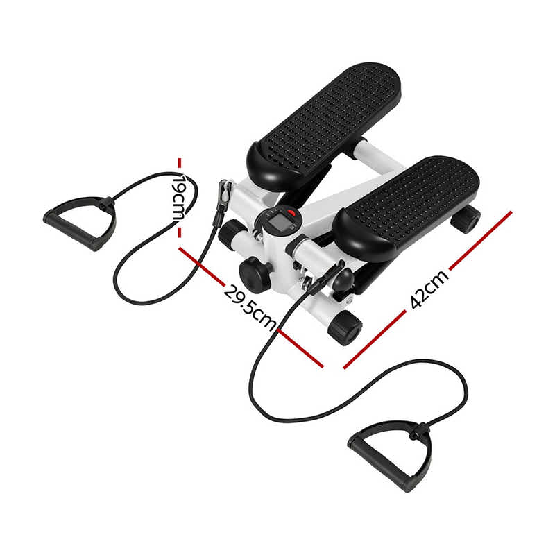 Mini Stepper with Resistance Rope Aerobic for Exercise Compact Home Work