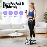 Mini Stepper with Resistance Rope Aerobic for Exercise Compact Home Work