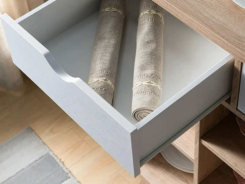 Sideboard / Buffet with Open Shelves - 91 cm