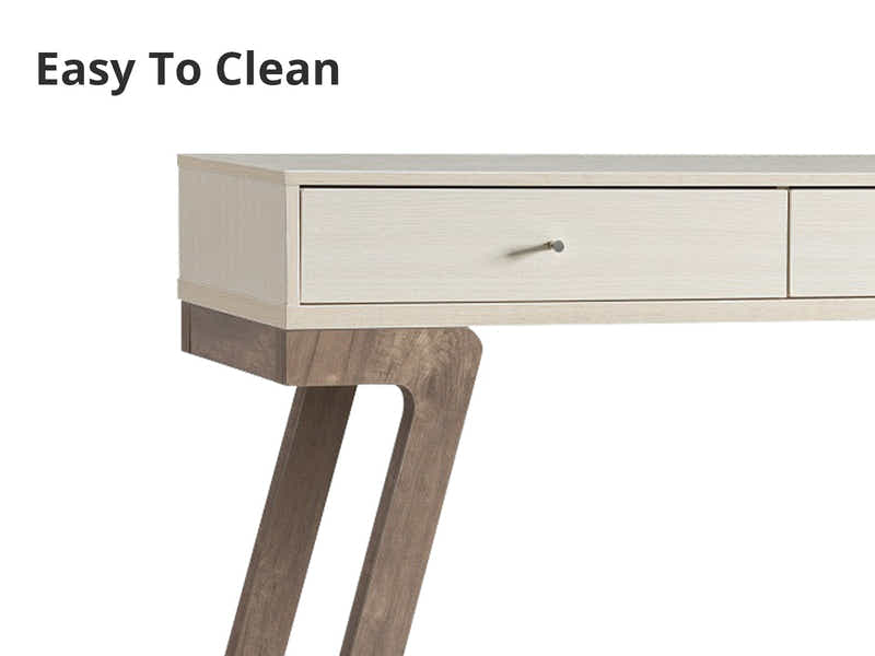 2-Drawer Console Table - Ivory