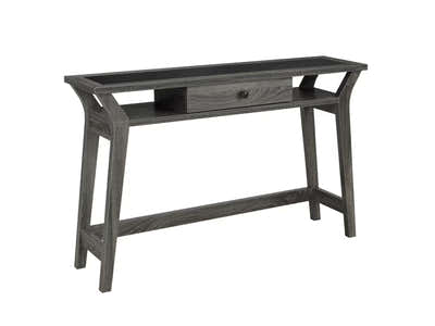 1-Drawer Console Table - Dark Grey