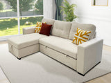 DS Side storage sofa bed beige