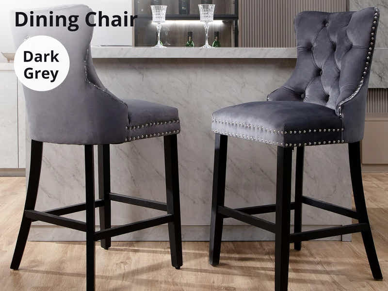 Dining Bar Chair Stool 3082 Dark Grey