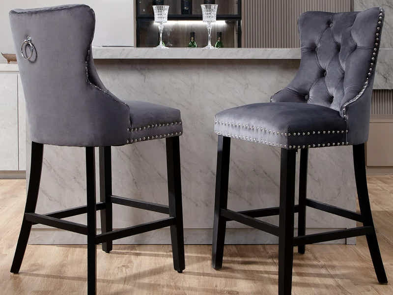 Dining Bar Chair Stool 3082 Dark Grey