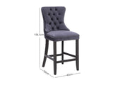 Dining Bar Chair Stool 3082 Dark Grey
