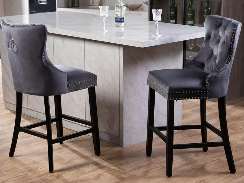 Dining Bar Chair Stool 3082 Dark Grey