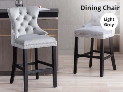 Dining Bar Chair Stoo 3082 Light Grey