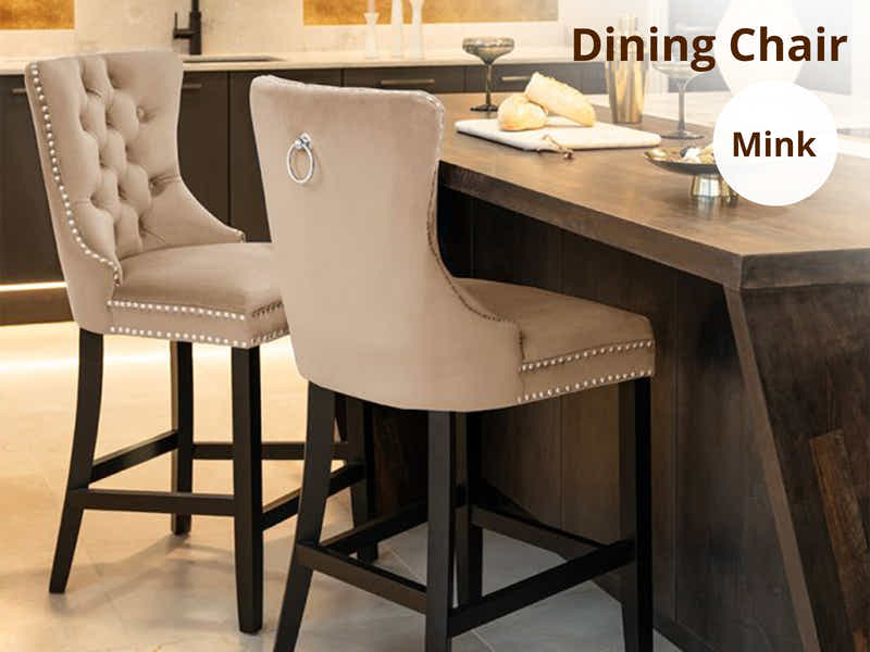 Dining Bar Chair Stool 3082 Mink