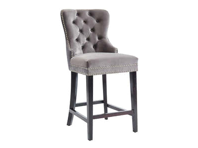 Dining Bar Chair Stool 3082 Silver Grey