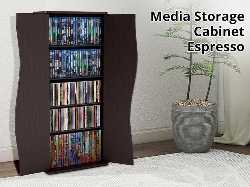 DS Media Storage Cabinet Espresso