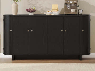 DS Black Buffet Cabinet - 160 cm