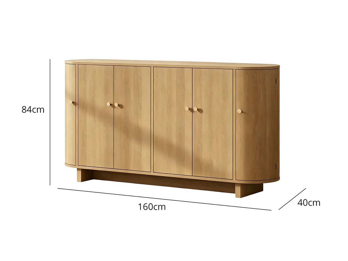 DS Oak Buffet Cabinet - 160 cm