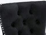 Dining chair 8012 Black Silver x2