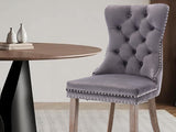 Dining chair 8012 Grey Silver x2