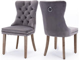 Dining chair 8012 Grey Silver x2