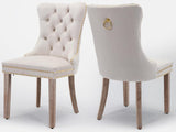 Dining chair 8012 White Gold x2