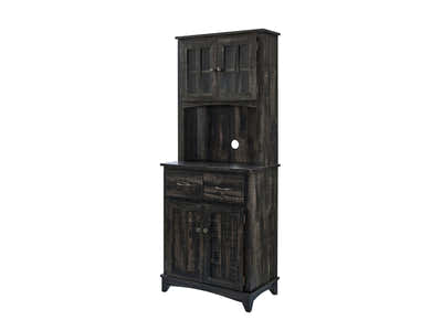 Brook Wine Cabinet - Charcoal