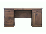 DS Executive Desk Dark Walnut