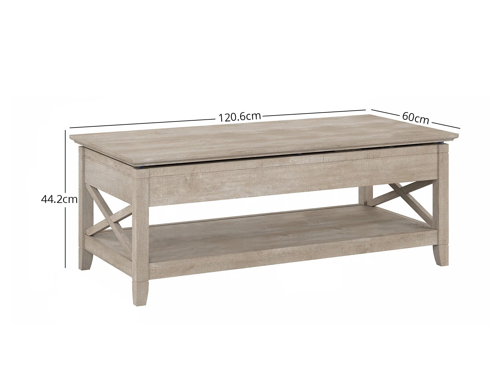 Lift Top Coffee Table - White Oak