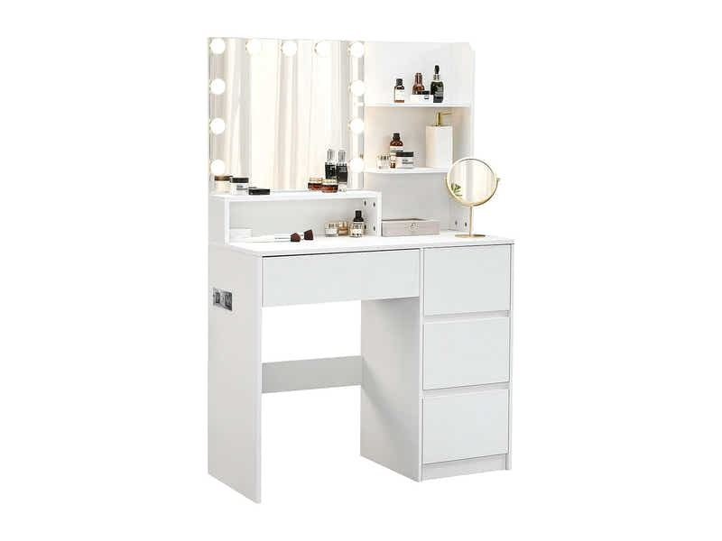 Makeup Vanity Desk - White